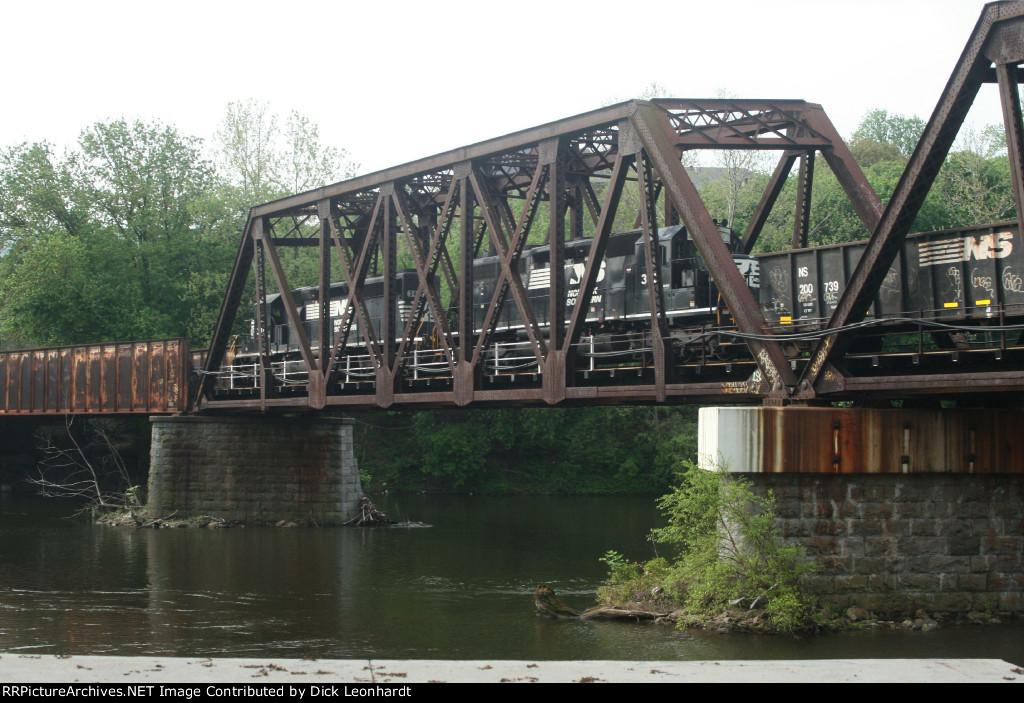 Crossing the Lehigh River